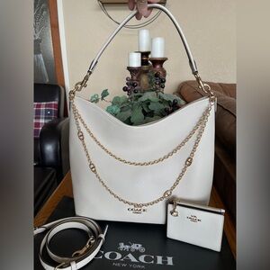 Coach Large Laurel Shoulder Bag with Matching Wallet